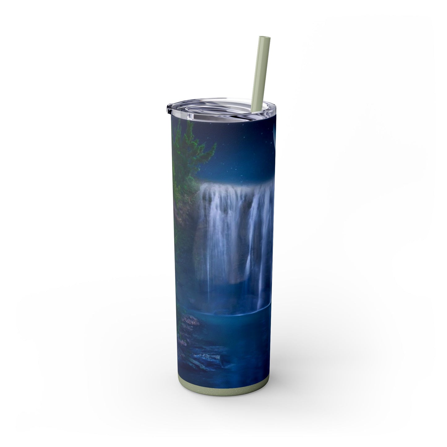 Skinny Tumbler with Straw, 20oz