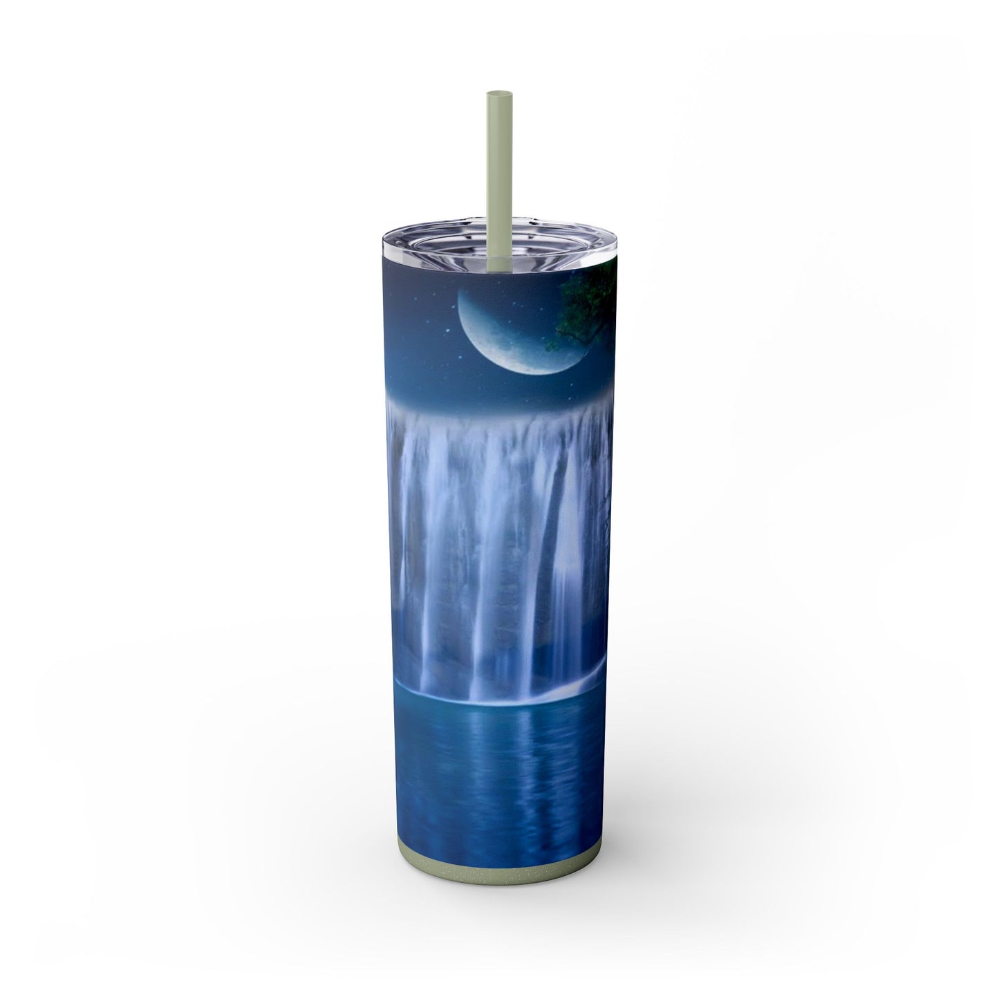 Skinny Tumbler with Straw, 20oz
