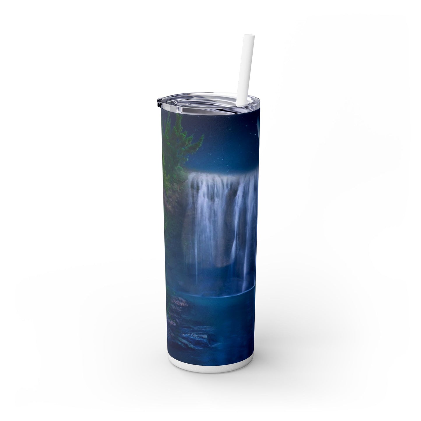 Skinny Tumbler with Straw, 20oz