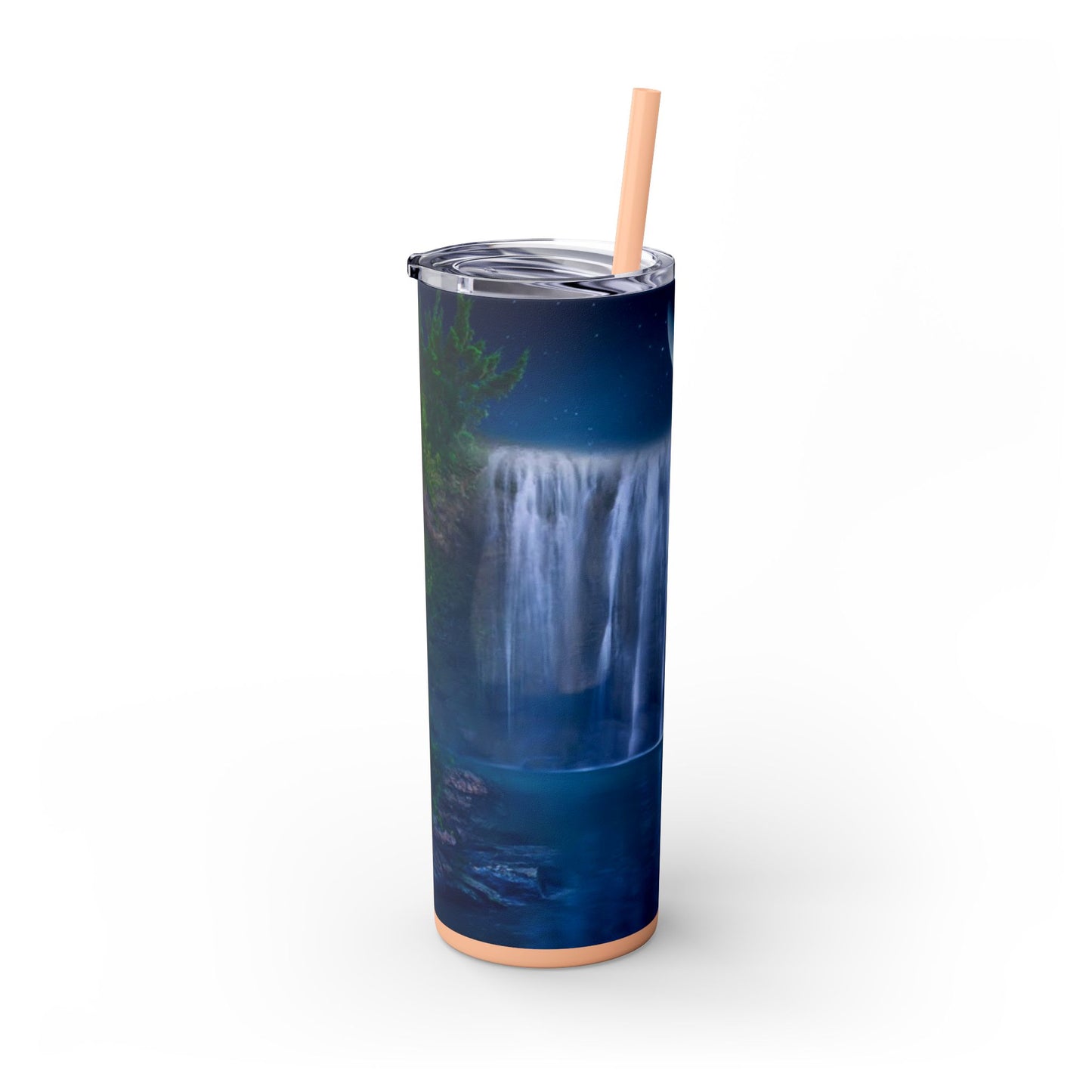 Skinny Tumbler with Straw, 20oz
