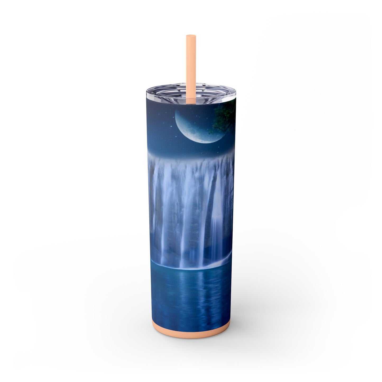 Skinny Tumbler with Straw, 20oz