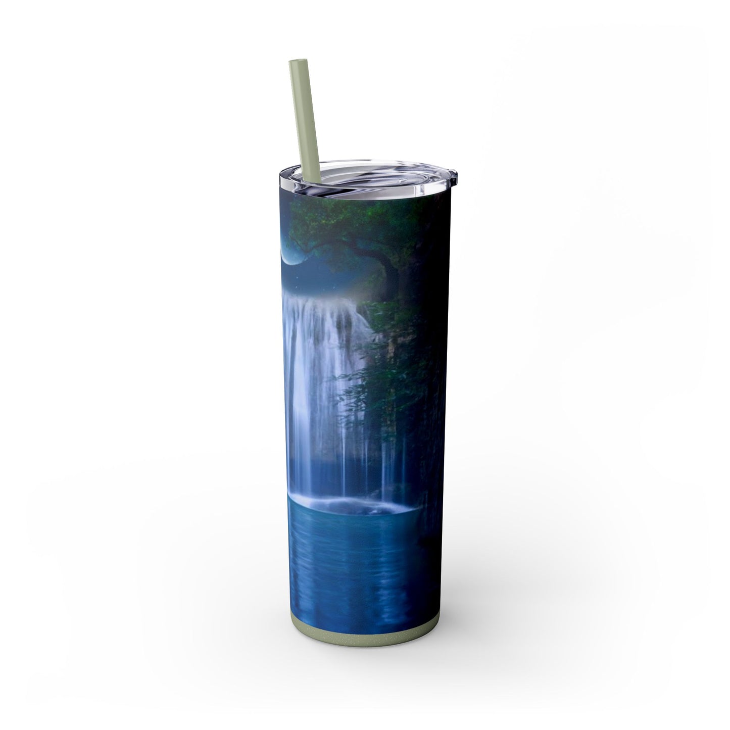 Skinny Tumbler with Straw, 20oz