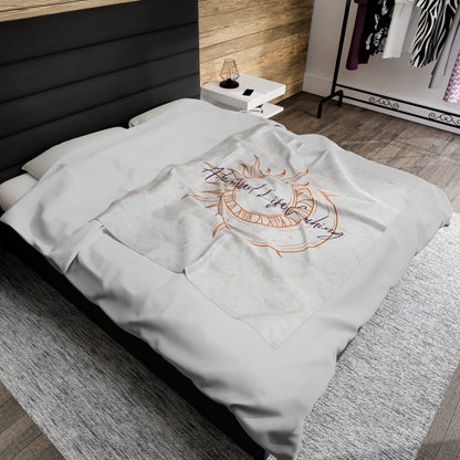 Therapy Velveteen Plush Blanket