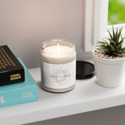 Packed with immersive aromas, these scented candles come in 9oz glass jars and are one size (2.8″ × 3.5") (7.1cm × 8.8cm). Made with 100% natural soy wax blend, each candle features a 100% cotton wick. Sun and moon design